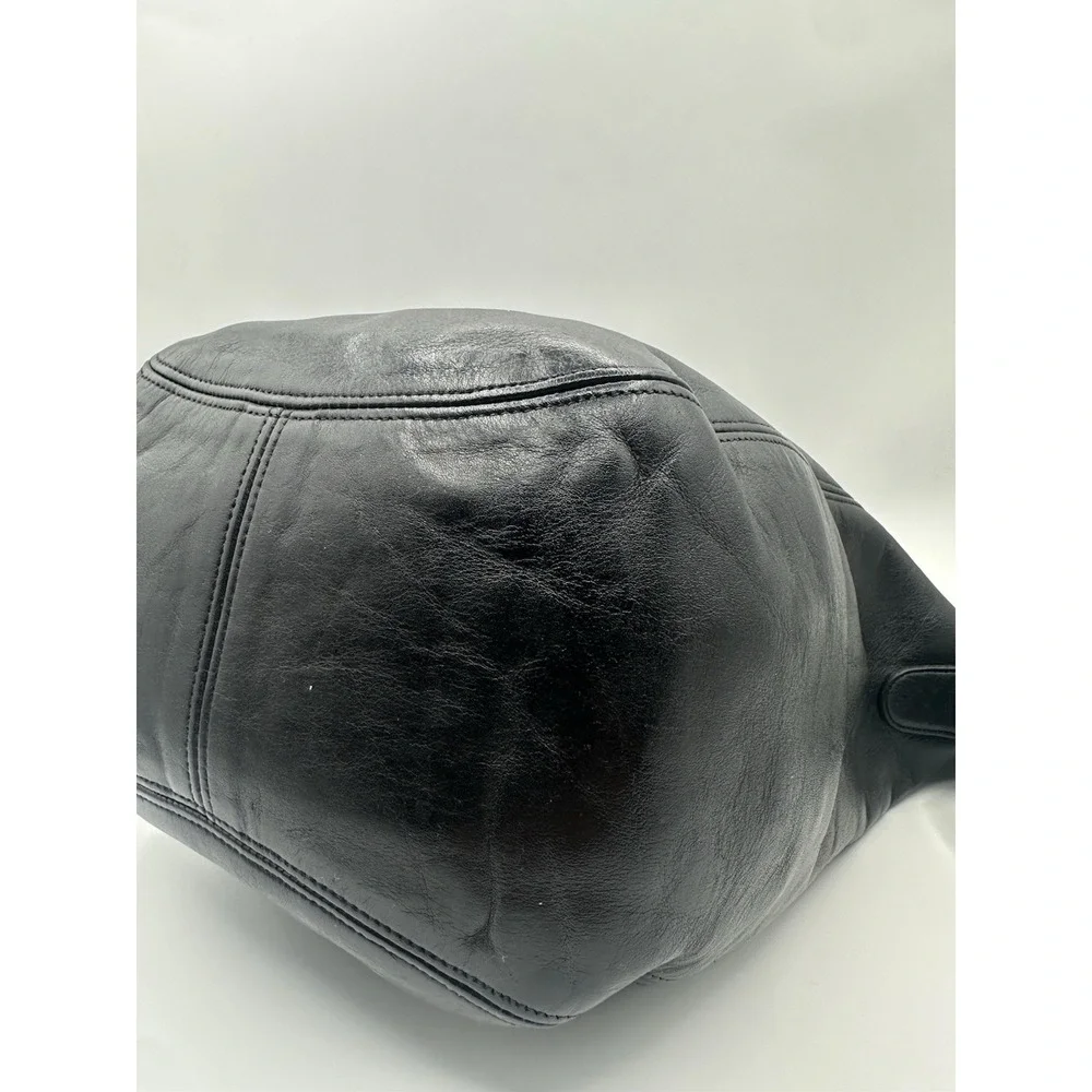 Vintage Coach Monterey Hobo Bag 0343-210 Black Leather Shoulder Purse USA